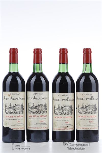 DUTRUCH GRAND POUJEAUX 1982 - Mc - 4 Bottles