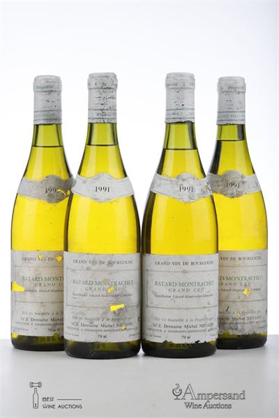 BATARD MONTRACHET 1991 - Michel Niellon - 4 Bottles