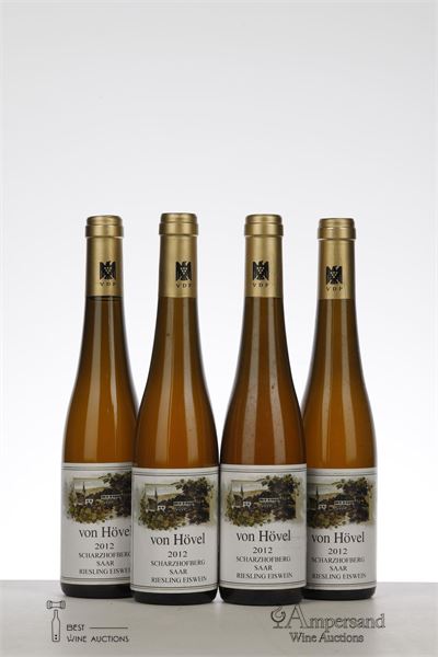 SCHARZHOFBERG SAAR REISLING EISWEIN 2012 - Von Hovel - 4 Half Bottles