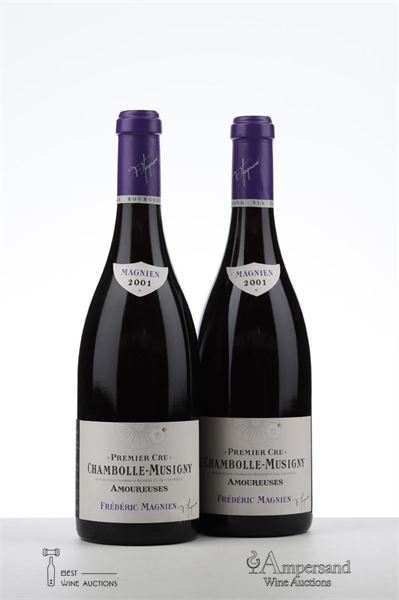 CHAMBOLLE MUSIGNY LES AMOUREUSES 2001 - Frederic Magnien - 2 Bottles