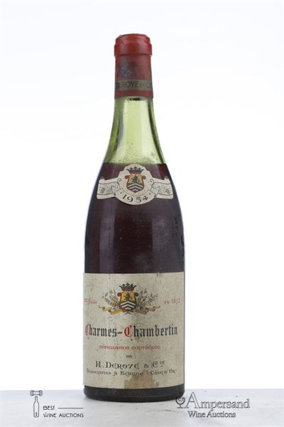 CHARMES CHAMBERTIN 1954 - Deroye - 1 Bottle
