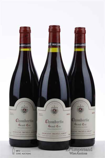 CHAMBERTIN 2002 - Moillard - 3 Bottles