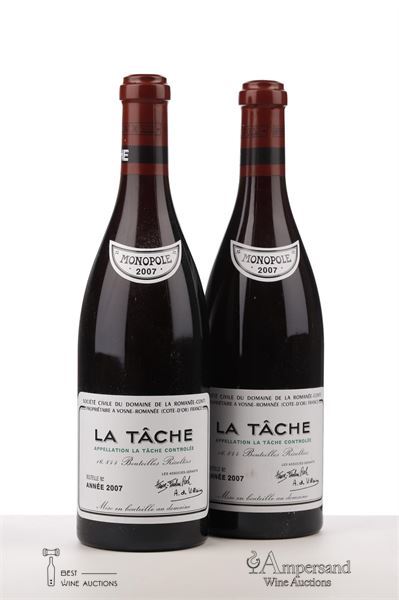 LA TACHE 2007 - Domaine de la Romanee Conti - 2 Bottles