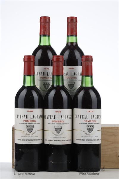 LAGRANGE POMEROL 1976 - Mc - 5 Bottles