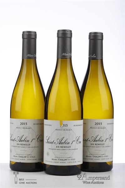 SAINT AUBIN EN REMILLY 2015 - Marc Colin - 3 Bottles