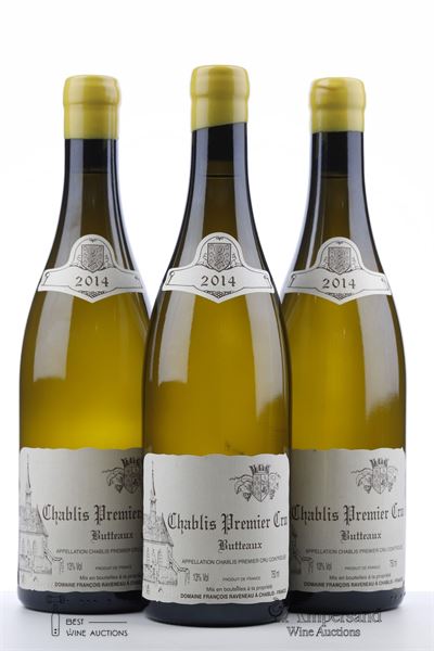 CHABLIS BUTTEAUX 2014 - Francois Raveneau - 3 Bottles