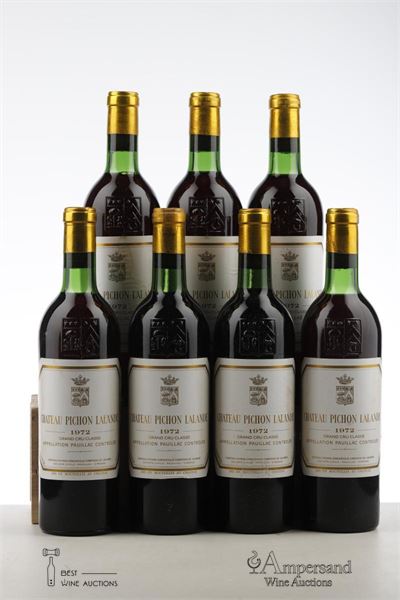 PICHON COMTESSE 1972 - Mc - 7 Bottles - Owc 12