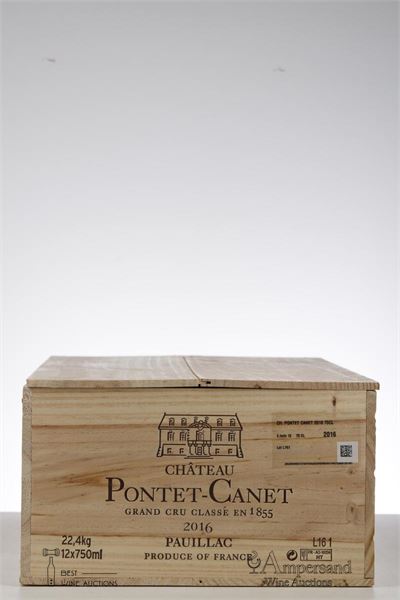 PONTET CANET 2016 - Mc - 12 Bottles - Owc 12