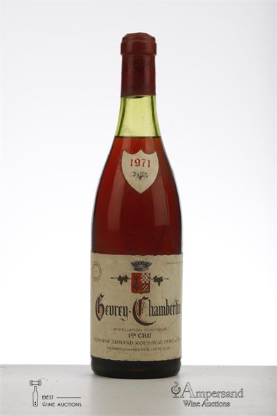GEVREY CHAMBERTIN 1 ER CRU 1971 - Armand Rousseau - 1 Bottle