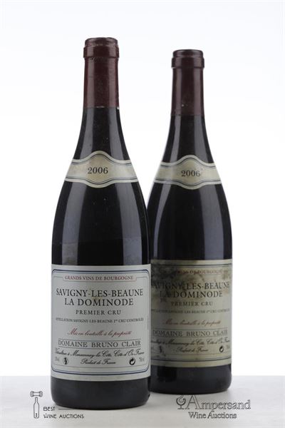 SAVIGNY LES BEAUNE LA DOMINODE 2006 - Bruno Clair - 2 Bottles