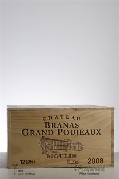 BRANAS GRAND POUJEAUX 2008 - Mc - 12 Bottles - Owc 12