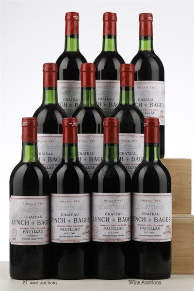LYNCH BAGES 1975 - Mc - 10 Bottles