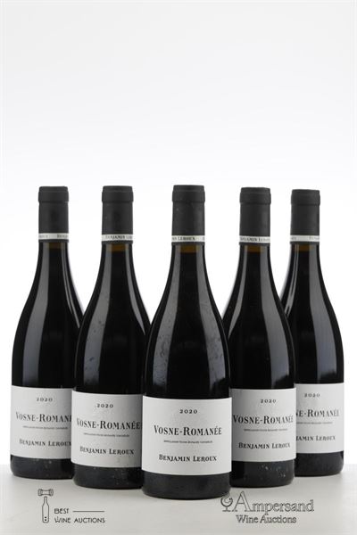 VOSNE ROMANEE 2020 - Benjamin Leroux - 5 Bottles