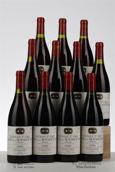 VOLNAY CLOS DE LA BOUSSE D'OR 1990 - La Pousse D'or - 11 Bottles - Oc 12
