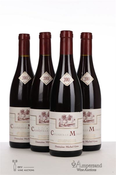 CHAMBOLLE MUSIGNY 2001 - Michel Gros - 4 Bottles