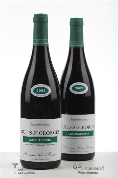 NUITS ST GEORGES LES CHAIGNOTS 2002 - Henri Gouges - 2 Bottles