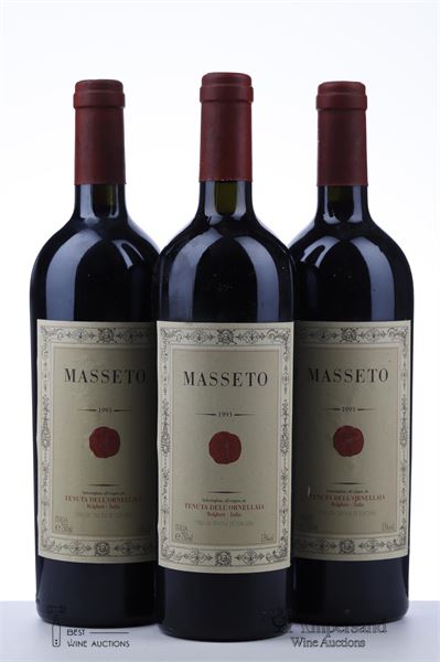 MASSETO 1993 - Tenuta dell'Ornellaia - 3 Bottles