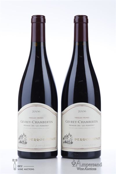 GEVREY CHAMBERTIN LES PERRIERES VIEILLES VIGNES 2006 - Perrot Minot - 2 Bottles