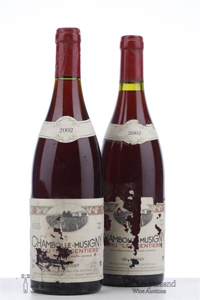 CHAMBOLLE MUSIGNY LES SENTIERS 2002 - Jacky Truchot - 2 Bottles