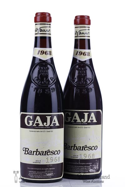 BARBARESCO 1968 - Gaja - 2 Bottles