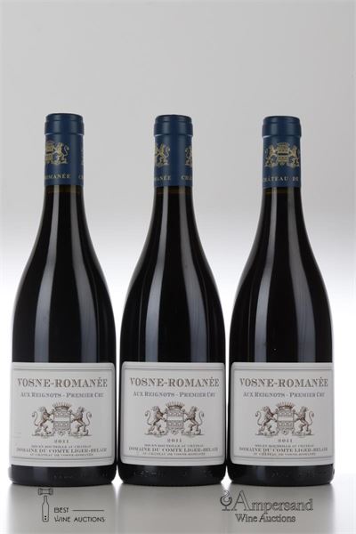 VOSNE ROMANEE AUX REIGNOTS 2011 - Comte Liger Belair - 3 Bottles