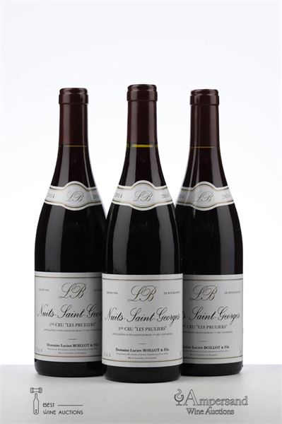 NUITS ST GEORGES LES PRULIERS 2014 - Lucien Boillot - 3 Bottles