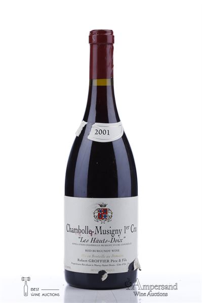 CHAMBOLLE MUSIGNY LES HAUTS DOIX 2001 - Robert Groffier - 1 Bottle