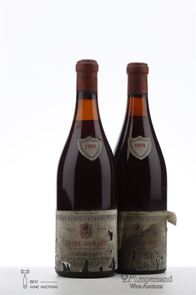 VOSNE ROMANEE 1959 - Neg. Faiveley - 3 Bottles