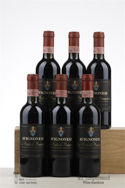 VINO NOBILE DI MONTEPULCIANO 1990 - Avignonesi - 6 x 0,375Ltr