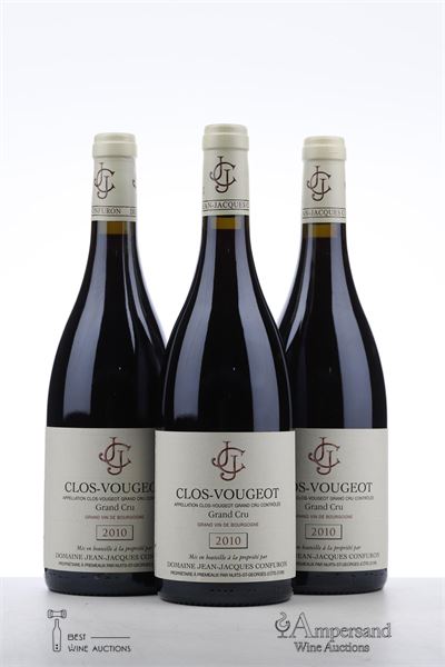 CLOS DE VOUGEOT 2010 - Jean Jacques Confuron - 3 Bottles