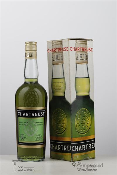 CHARTREUSE VERT NV - Peres Chartreux Voiron - 70ies - 55% - 1 Bottle - Oc 1