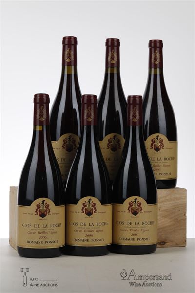 CLOS DE LA ROCHE CUVEE VIEILLES VIGNES 2006 - Ponsot - 6 Bottles