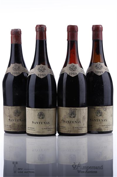SANTENAY 1949 - Joseph Drouhin mise Grafe Lecocq - 4 Bottles
