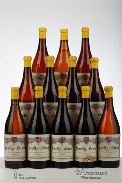 POUILLY FUISSE 1966 - Rene Vedrenne - Mb - 12 Bottles