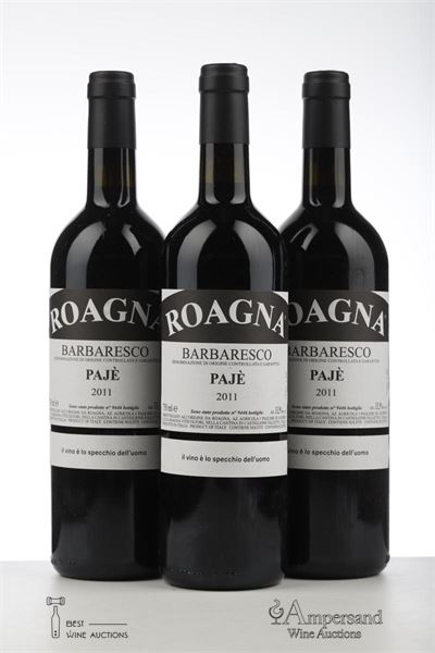BARBARESCO PAJE 2011 - Roagna - 3 Bottles