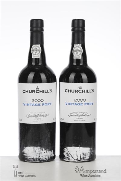 CHURCHILLS VINTAGE PORT 2000 - Churchill's - 2 Bottles