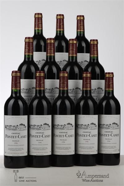 PONTET CANET 1996 - Mc - 12 Bottles - Owc 12