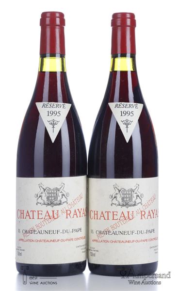 CHATEAUNEUF DU PAPE RAYAS 1995 - Reynaud - 2 Bottles