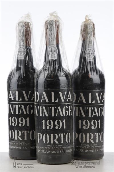 DALVA VINTAGE PORT 1991 - Da Silva - 3 Bottles