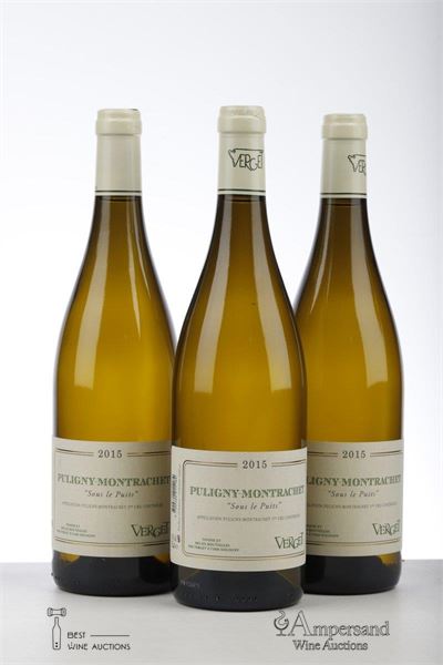 PULIGNY MONTRACHET SOUS LE PUITS 2015 - Verget - 3 Bottles