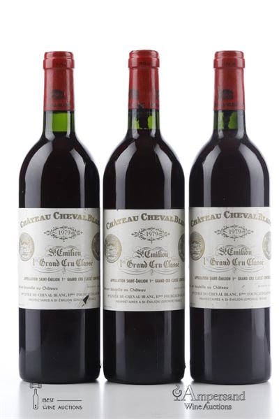 CHEVAL BLANC 1979 - 3 Bottles
