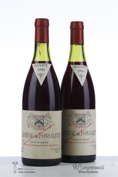 CHATEAU DE FONSALETTE 1990 - Reynaud - 2 Bottles