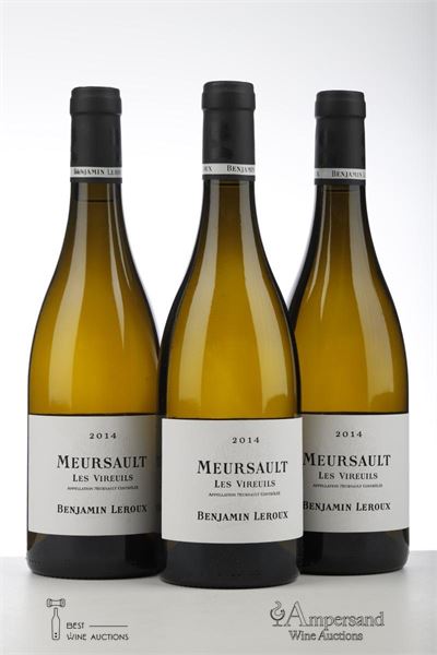 MEURSAULT LES VIREUILS 2014 - Benjamin Leroux - 3 Bottles