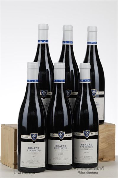 BEAUNE EPENOTTES 2005 - Ballot Millot - 6 Bottles