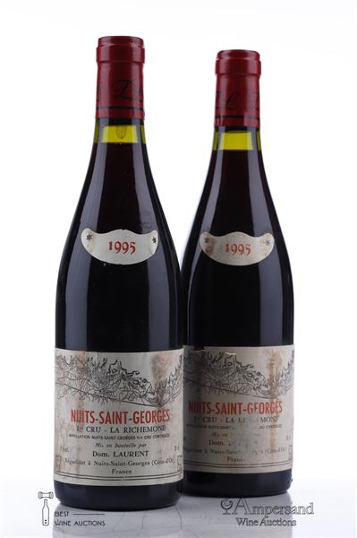NUITS ST GEORGES LA RICHEMONE 1995 - Dom.Laurent - 2 Bottles
