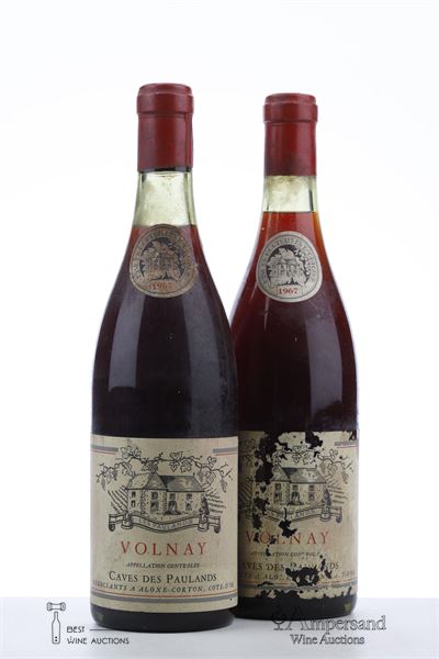 VOLNAY 1967 - Caves des Paulands - 2 Bottles