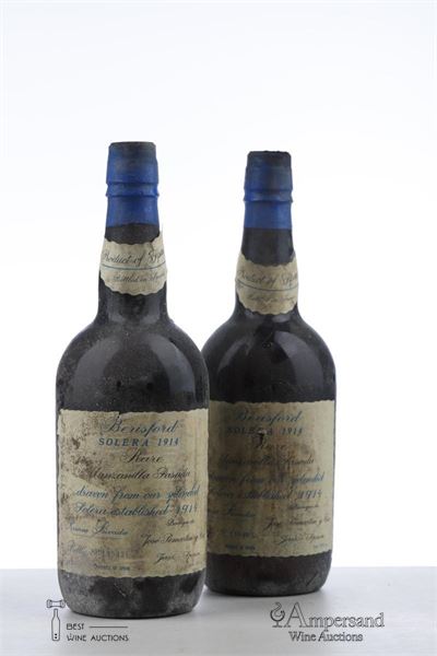 BERISFORD MANZANILLA PASADA SOLERA SHERRY 1914 - Jose Pemartin - 2 Bottles