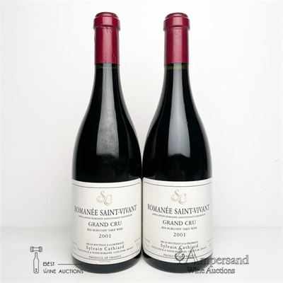 ROMANEE ST VIVANT 2001 - Sylvain Cathiard - 2 Bottles