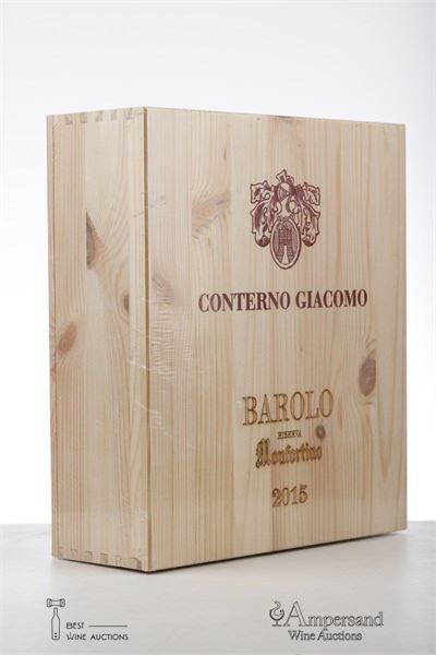 BAROLO MONFORTINO RISERVA 2015 - Giacomo Conterno - 3 Bottles - Owc 3