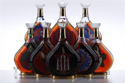 COGNAC COURVOISIER ERTE COLLECTION 1 TO 8 NV - Courvoisier - 1 Bottle - Oc 1